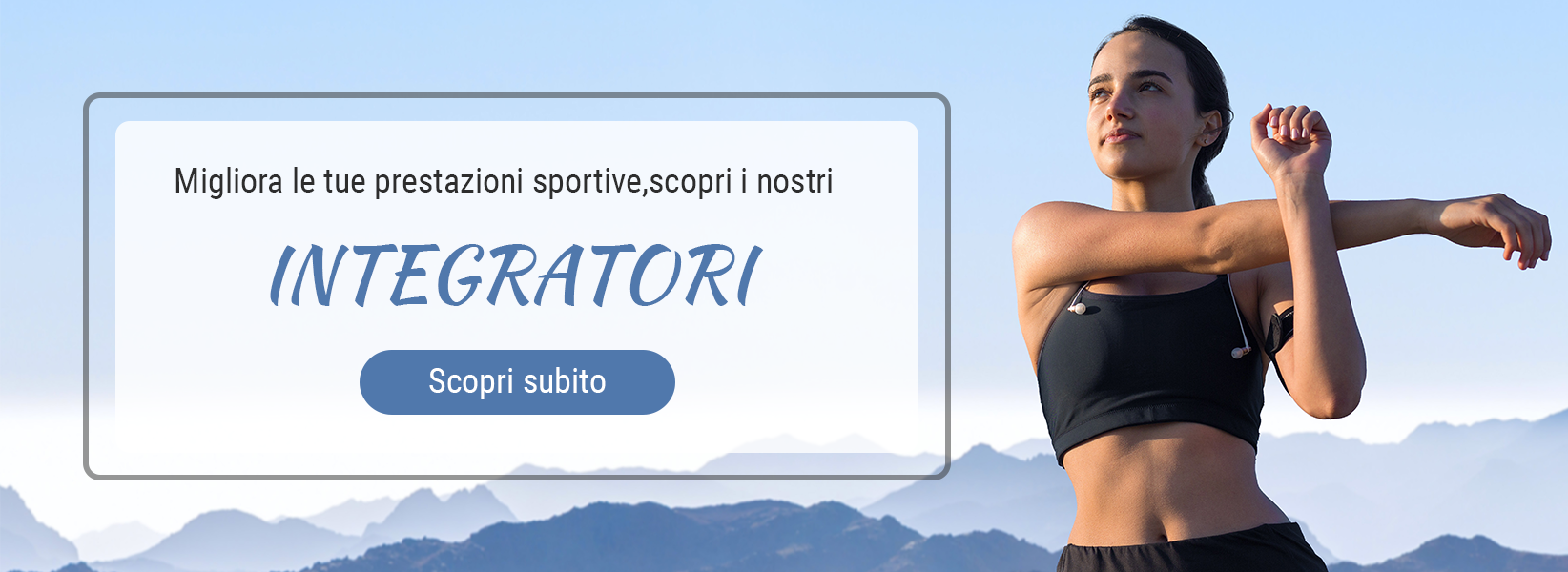 scopri la selezione di integratori per sportivi